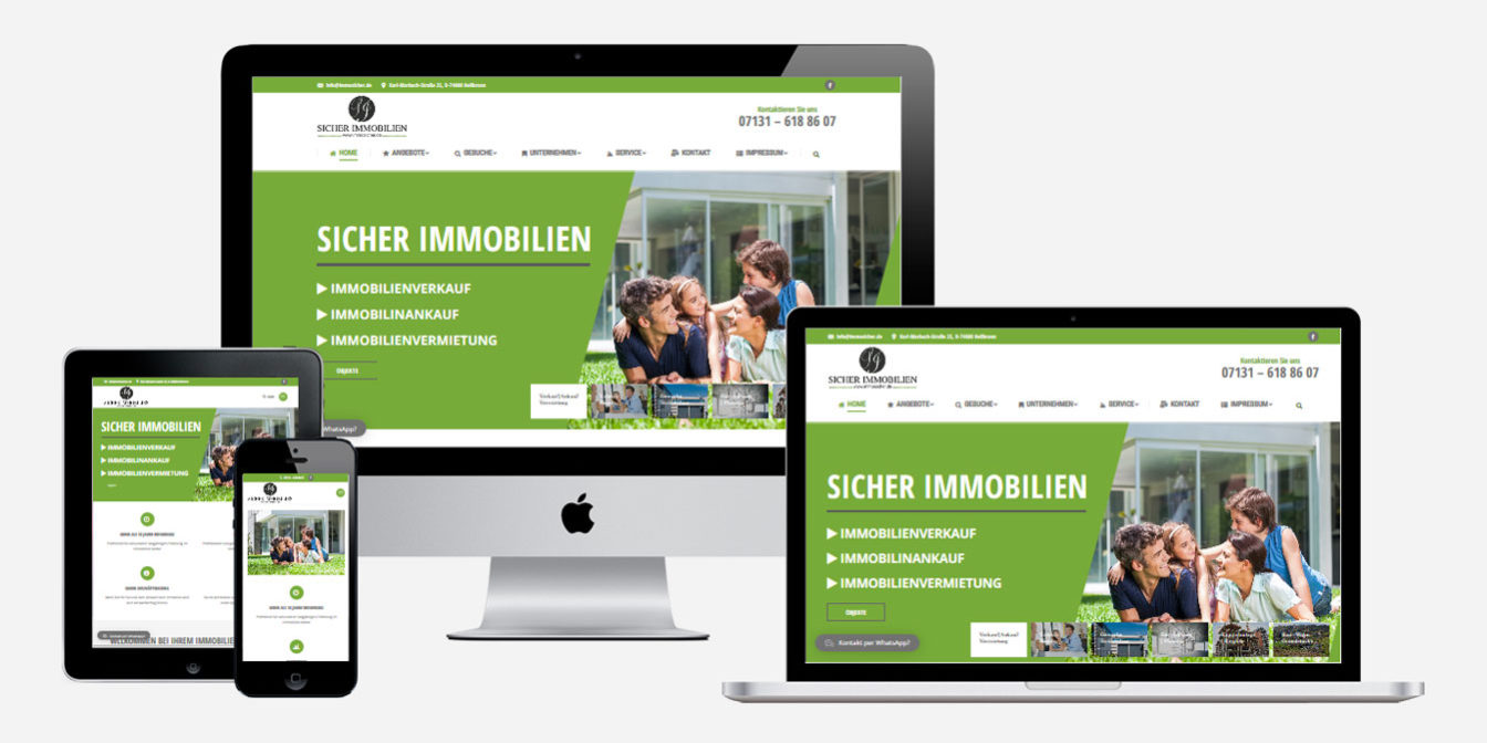 Immobilien Makler Homepage