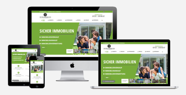 Immobilien Makler Homepage