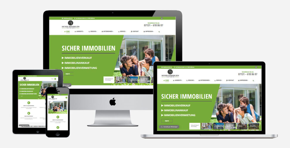 Immobilien Makler Homepage